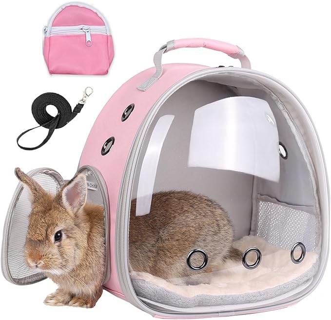 Portable Small Animal Backpack Travel Breathable Pet Carrier Bag Cages by LightUpYourPetsLife