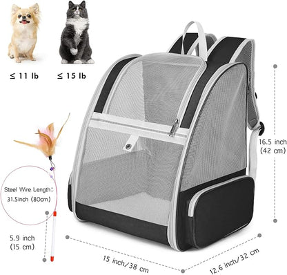 Cat Backpack Carrier, Pet Carrier Backpack - Image 5