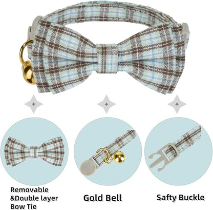 2 Pack Soft Cotton Cat Collars - Image 3
