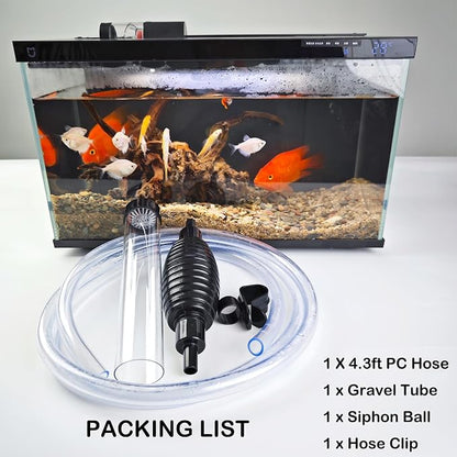 4.3ft Fish Tank Cleaner Aquarium Siphon Gravel Vacuum - Image 8