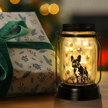 French Bulldog Frenchie Gifts for Women/Men French Bulldog Solar Lanterns Dog - Image 6