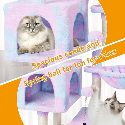 KIYUMI Cat Tree Cat Tower Condo - Image 5