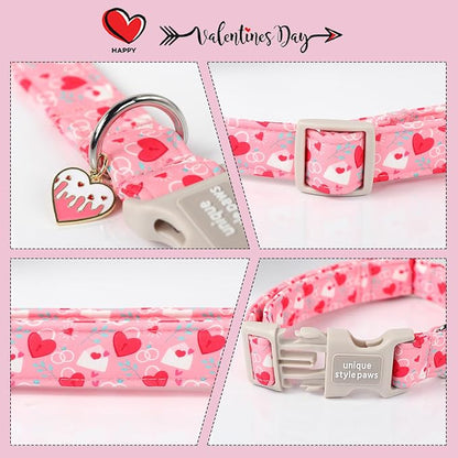 Unique style paws Valentine's Day Dog Collar Plastic Buckle Collar - Image 3