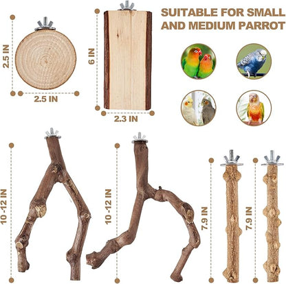 6-Piece Bird Perch Set - Image 5