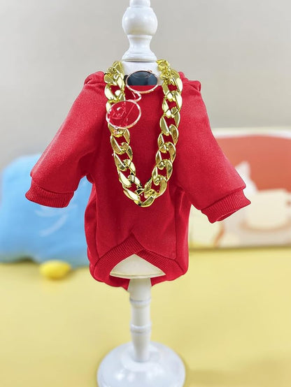 QWINEE 3Pcs Dog Hoodie Cat Apparel Dog Custume Set - Image 3