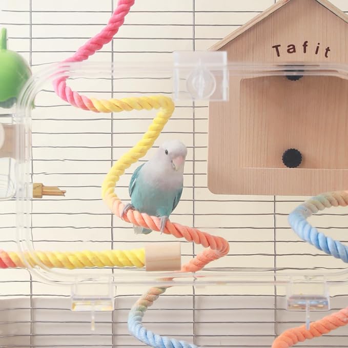 Multi-Color Rope Bird Perch Toys - Image 7