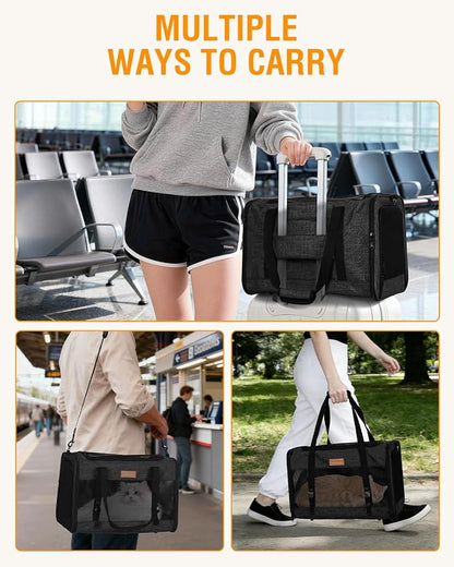 PETUX Large Pet Carrier for Large Cats ＆ Small Dogs - Image 9