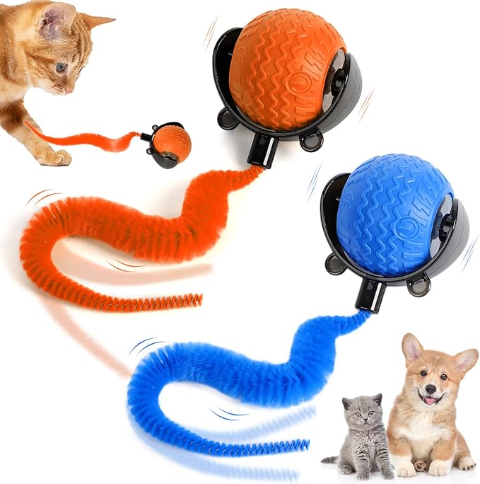 2PCS Interactive Cat Toy for Indoor Cats, Speedy Ball by Unknown