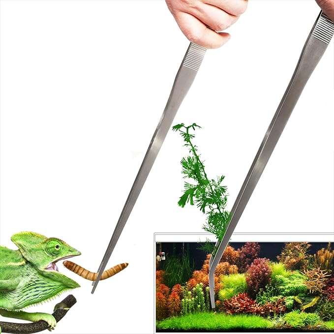 2Pcs 18.9 inch Extra Long Tweezers by Dxobay