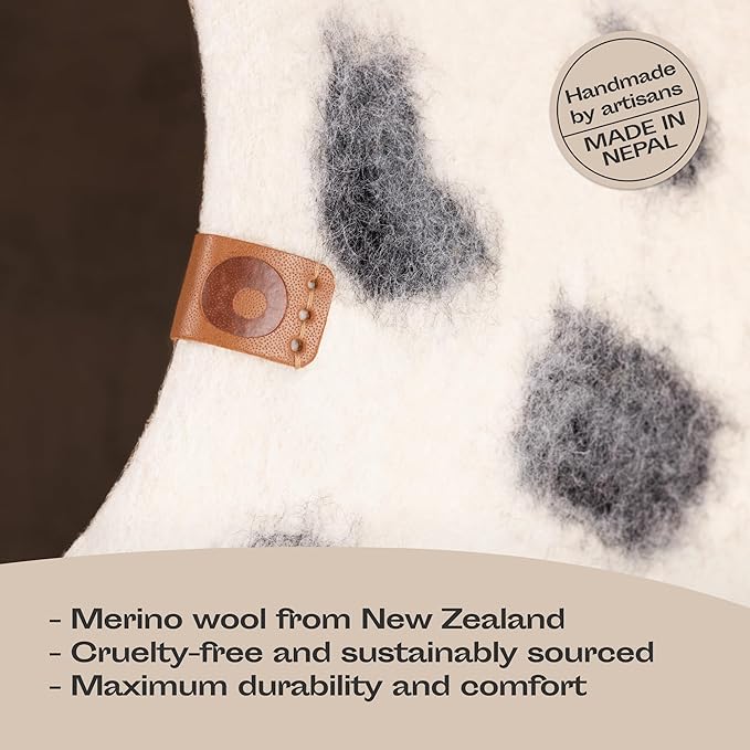 MEOWFIA Cat Cave – Premium Felt Cat Bed - Image 3