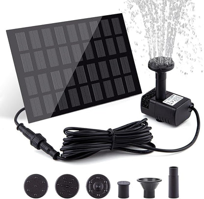 Solar Fountain Pump for Bird Bath, by LAWOHO