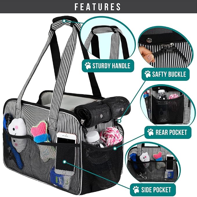 PetAmi Small Dog Purse Carrier, Soft-Sided Pet Carrier Bag - Image 4