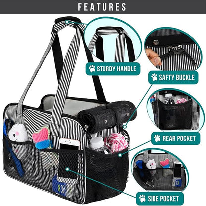 PetAmi Small Dog Purse Carrier, Soft-Sided Pet Carrier Bag - Image 4