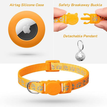 2 Pack Airtag Cat Collar Breakaway - Image 3