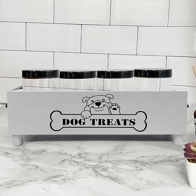 Large Dog Treats Container, Dog Cookie Jar - Image 4