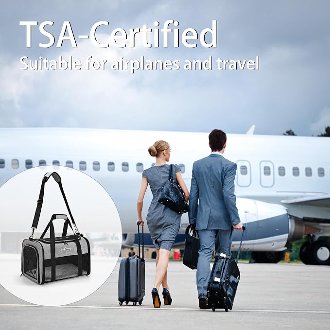 Airline Approved Pet Carrier for Cats & Small Dogs - Image 2