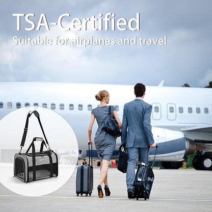 Airline Approved Pet Carrier for Cats & Small Dogs - Image 2