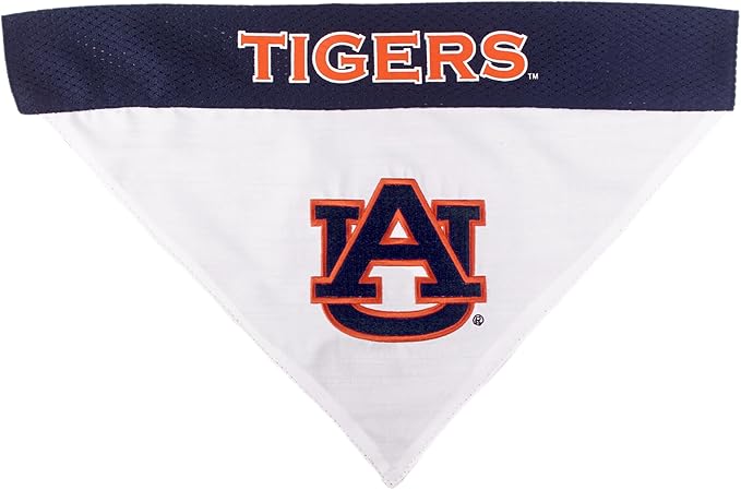 Pets First Collegiate Pet Accessories, Reversible Bandana, Auburn Tigers - Image 3