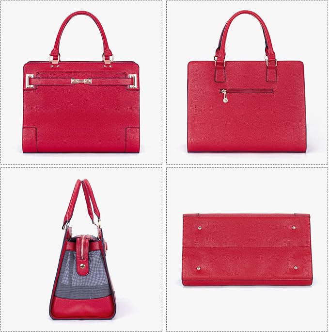 Fashion Pet Carrier Dog Cat Carrier Purse Soft-Sided Leather Handbag Pet Tote - Image 4
