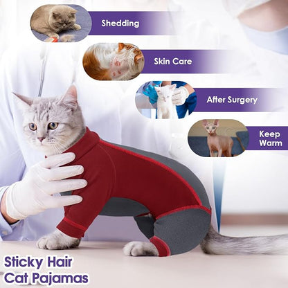 SUNFURA Hair Sticky Cat Clothes, Cat Sweater - Image 5