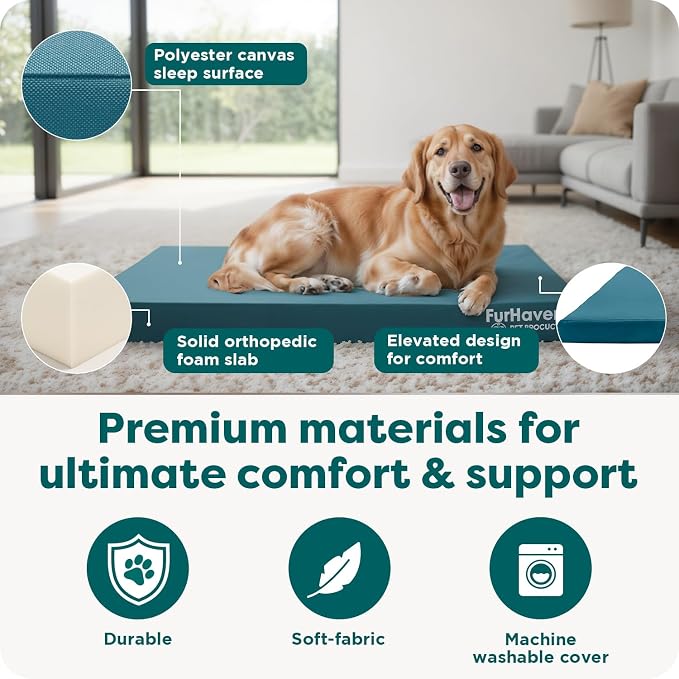 FurHaven Water-Resistant Orthopedic Dog Bed - Image 5