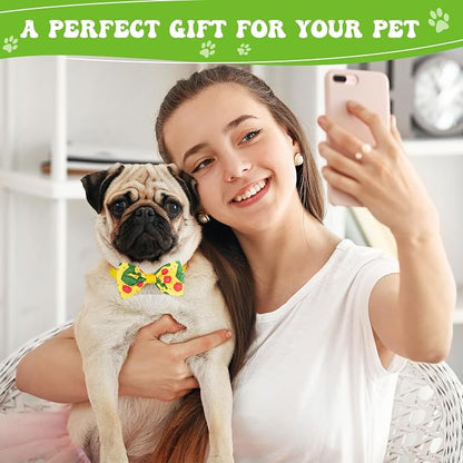 Reginary 100 Pieces Dog Bow Tie Collar Set Include 40 Dog Neckties, and 30 - Image 6