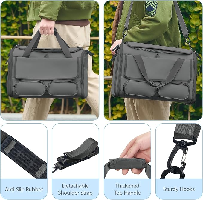 Cat, Dog Carrier for Pets up to 15 lbs, Soft-Sided Collapsible Pet Carrier - Image 5