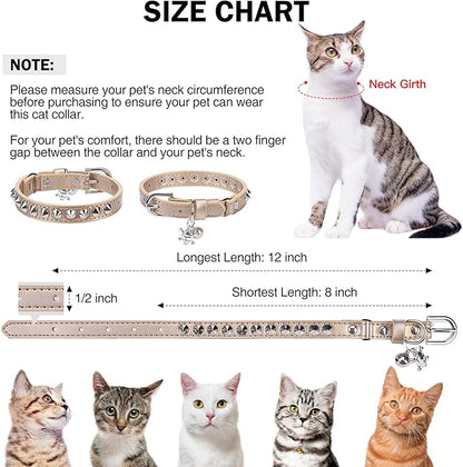 Leather Cat Collars for Boy Girl Cats - Image 5