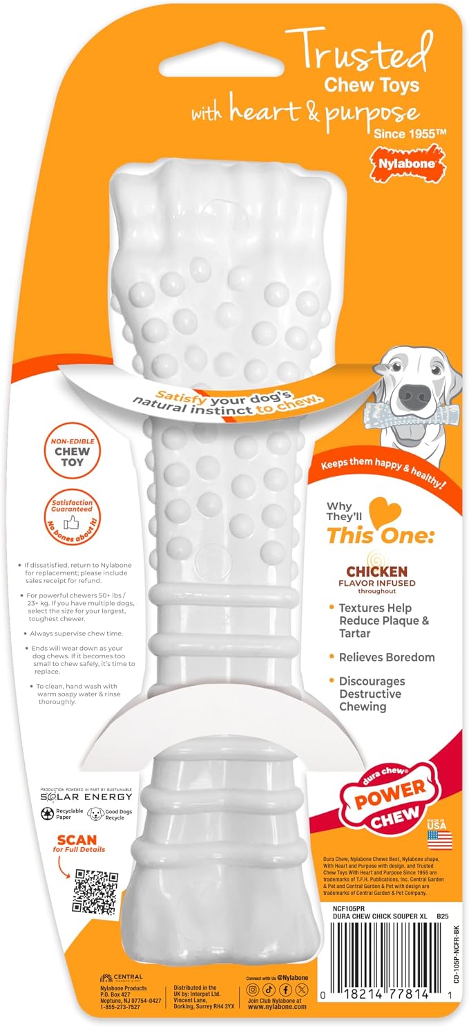 Nylabone Textured Knuckle Bone Power Chew Toy - Image 10