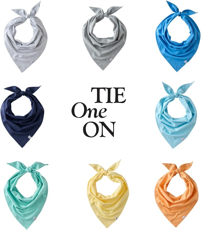 Bandit - The PET Bandana, 8 Pack 100% Organic Cotton Pet Bandanas Clothes - Image 3