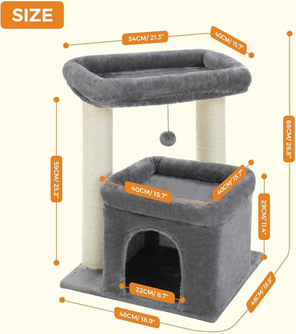 PEQULTI Cat Tree Cat Tower - Image 2