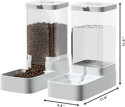 Gravity Pet Feeder and Water Dispenser Set, Automatic Dog Feeder and Dog Water - Image 4