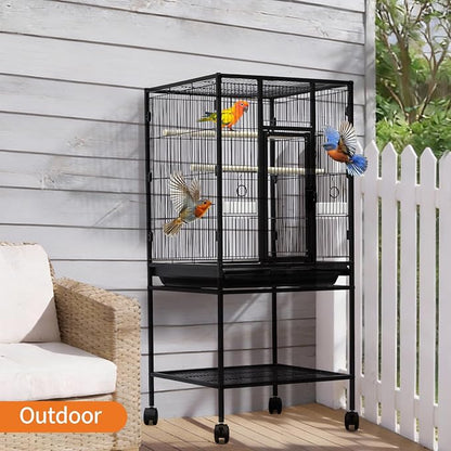 Large Bird Cage, 40.5" H Big Bird Cage - Image 7