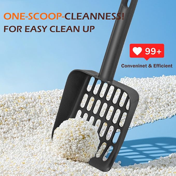 Cat Pooper Scooper, 2 in 1 Cat Litter Scoop - Image 6
