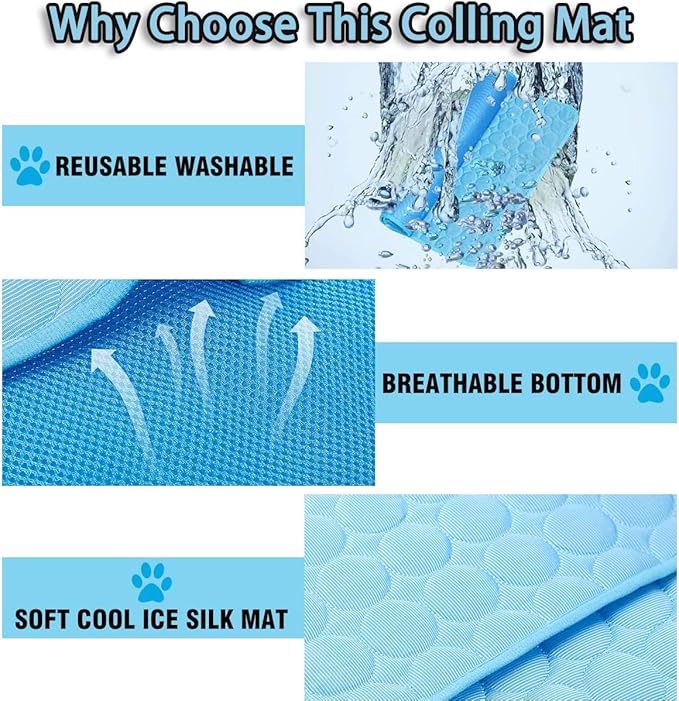 Dog Cooling Mat, 2025 Upgraded Cooling Blanket - Image 7