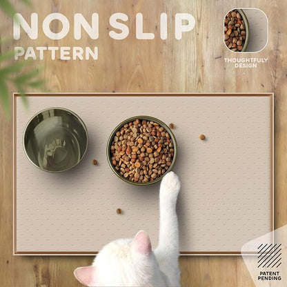 Dog Food Mat - Raised Edges Dogs Mat - Image 4