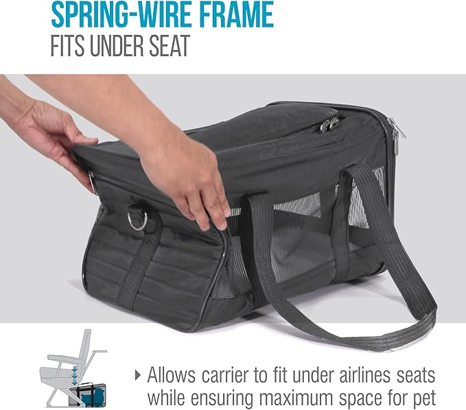 Sherpa Original Deluxe Travel Pet Carrier, Airline Approved & Guaranteed On - Image 8