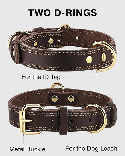Joytale Genuine Leather Dog Collar - Image 3