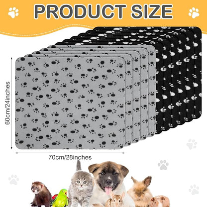 Tegeme 12 Pieces Fleece Blankets - Image 2