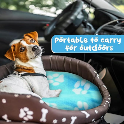 Eccliy 20 Pcs Puppy Blanket Pet Soft Fleece Dog Blankets Warm Felt Throw Sleep - Image 6