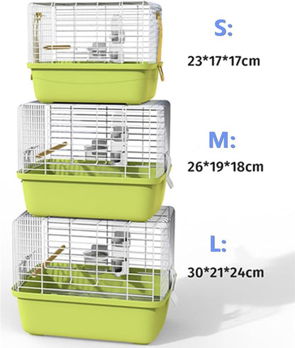 Portable Bird Travel Carrier Cage – 360° Full View Wire Carrier - Image 6