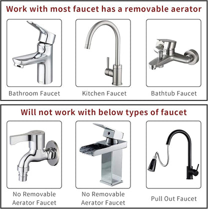 ZCONIEY Sink Faucet Sprayer Attachment Hair Pet Rinser Showerhead - Image 7