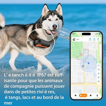 ROTX Dog GPS Tracker Real-time Tracker Alerts Virtual Fence Location Dog Cat - Image 3