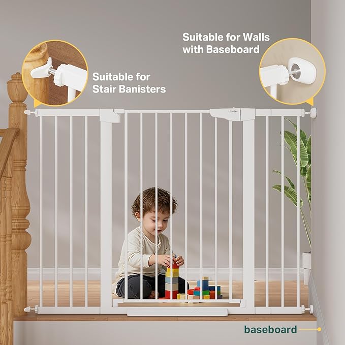 Cumbor 36" Extra Tall 29.7"-51.5" Baby Gate - Image 6