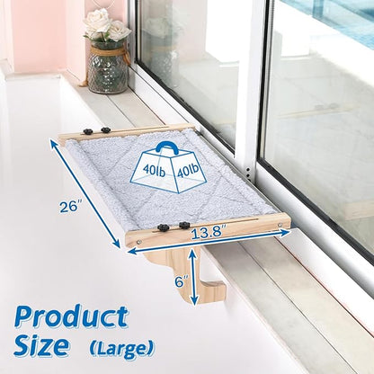 Zakkart Easy Seat Cat Perch for Window Sill - Image 5
