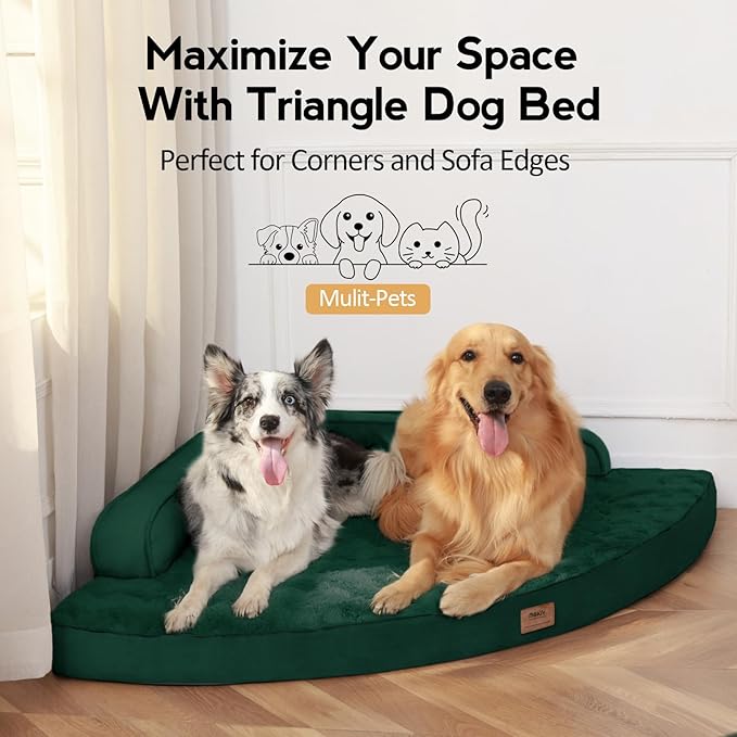 Large Orthopedic Dog Bed with Sides XXL Dog Beds with Removable Washable Cover - Image 4