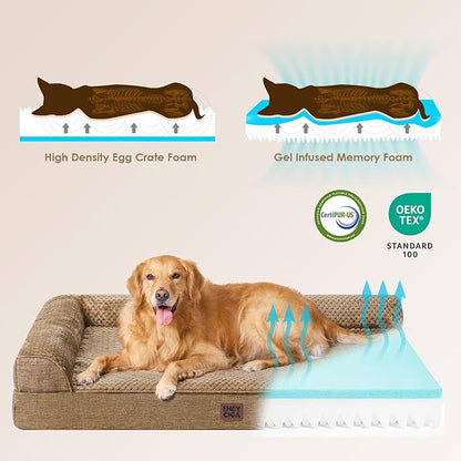 EHEYCIGA Large Dog Bed Memory Foam - Image 4