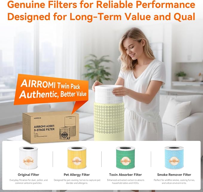 AIRROMI Air Purifier for Bedroom - Image 9