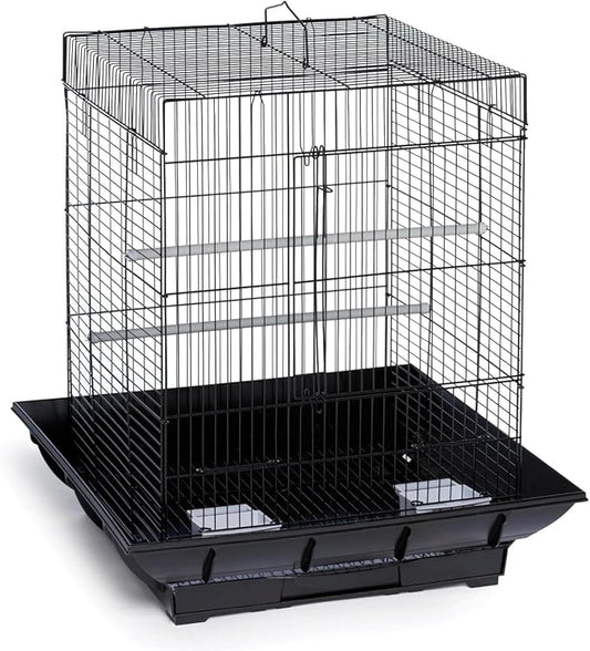 Metal Bird Cage 24 Inch High, Parrot Cage by Hipicute