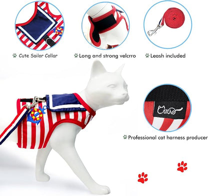Cat Harness and Leash for Walking Escape Proof, Adjustable Cat Vest Harness - Image 5